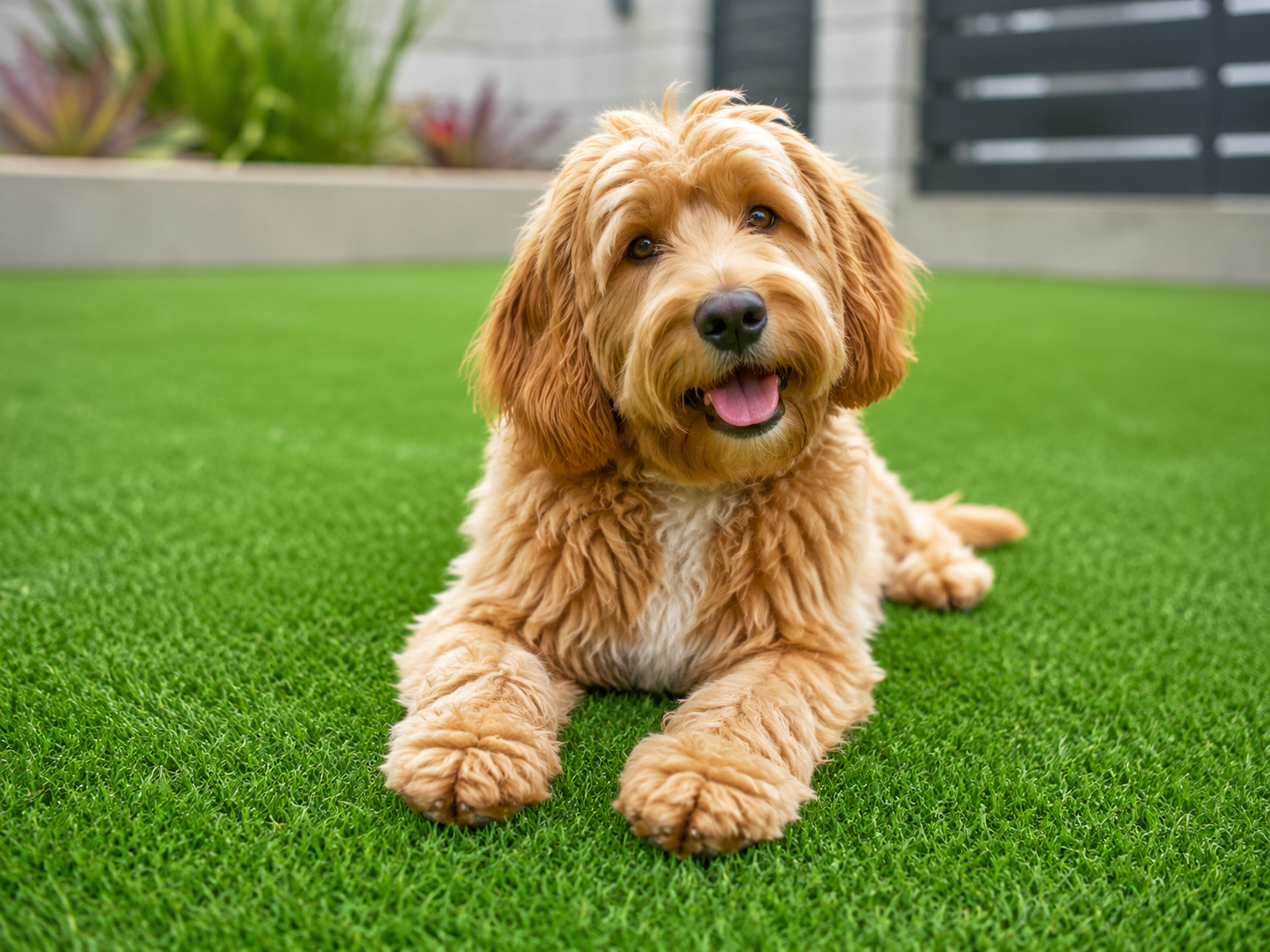Pet turf install